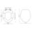 Pilica Soft-Close Toilet Seat Moulded Wood Taupe