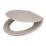 Pilica Soft-Close Toilet Seat Moulded Wood Taupe