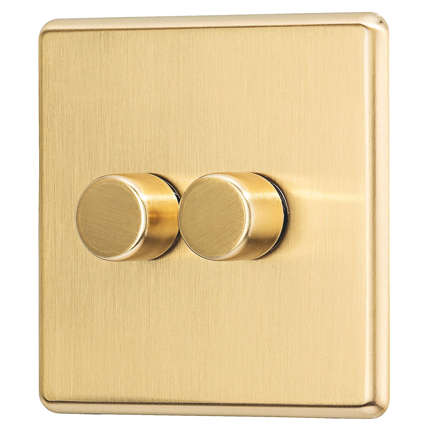 Arlec 2-Gang 2-Way LED Dimmer Switch Gold (786RU)