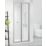 Triton Neo Six  Framed Rectangular Bi-Fold Shower Door Chrome  700mm x 1850mm