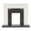 Be Modern Elda Surround White Marble 1220mm x 1080mm