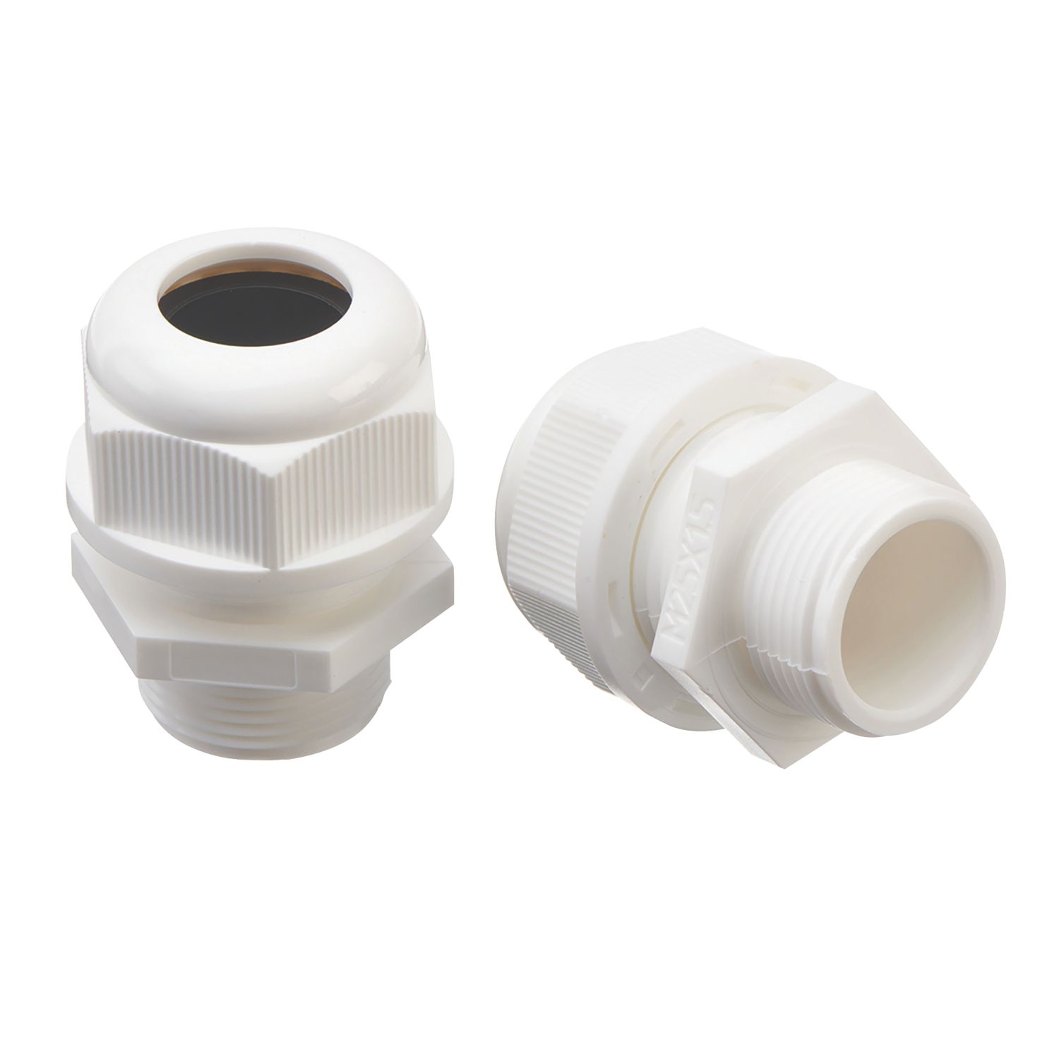 Vimark Nylon Male Comp Glands 25mm White 2 Pack (786VT)
