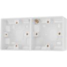 British General  2-Gang Surface Pattress  Electrical Mounting Box 37mm