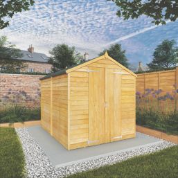 Mercia Value Windowless 6' x 7' 6" (Nominal) Apex Overlap Timber Shed