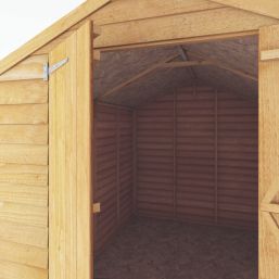 Mercia Value Windowless 6' x 7' 6" (Nominal) Apex Overlap Timber Shed