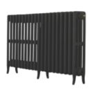 Arroll 660mm x 1234mm 5323BTU Black Cast Iron 4 Column Radiator