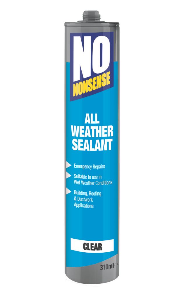 No Nonsense All-Weather Sealant Clear 310ml - Screwfix