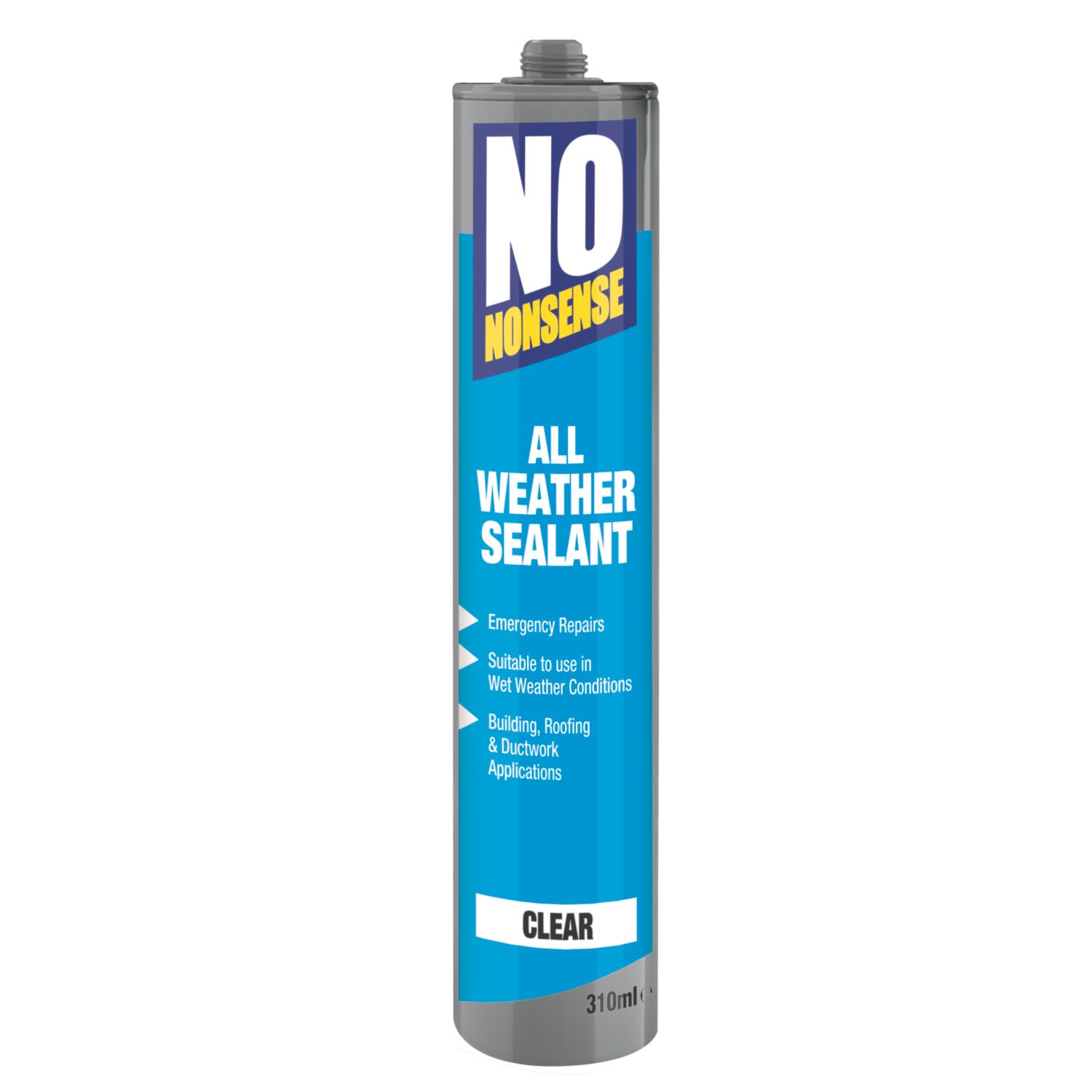 No Nonsense All-Weather Sealant Clear 310ml (7876D)
