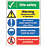 "Site Safety" Board Sign 400mm x 300mm