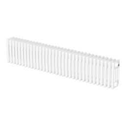 Flomasta 300mm x 1505mm 4489BTU White Horizontal 4 Column Radiator
