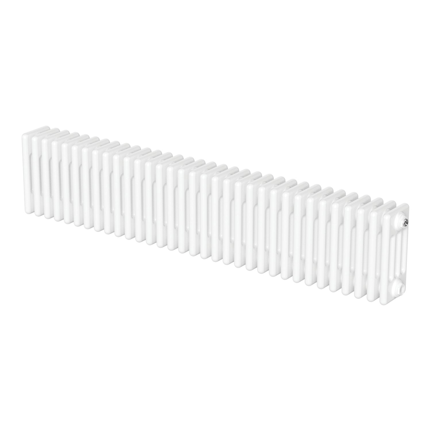 Flomasta 300mm x 1505mm 4489BTU White Horizontal 4 Column Radiator (787AH)