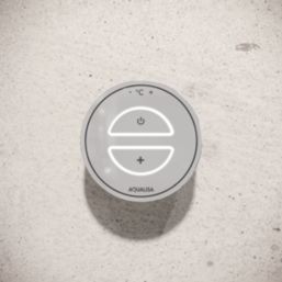 Aqualisa Smart Link HP/Combi Rear-Fed Chrome Thermostatic Single Outlet Concealed Smart Shower with Adjustable Head