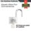 Burg-Wachter  Keyed Alike    Padlocks Aluminium 50mm 5 Pack