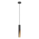 Eglo Barbotto LED Pendant Light Black/Gold 4.5W 345lm