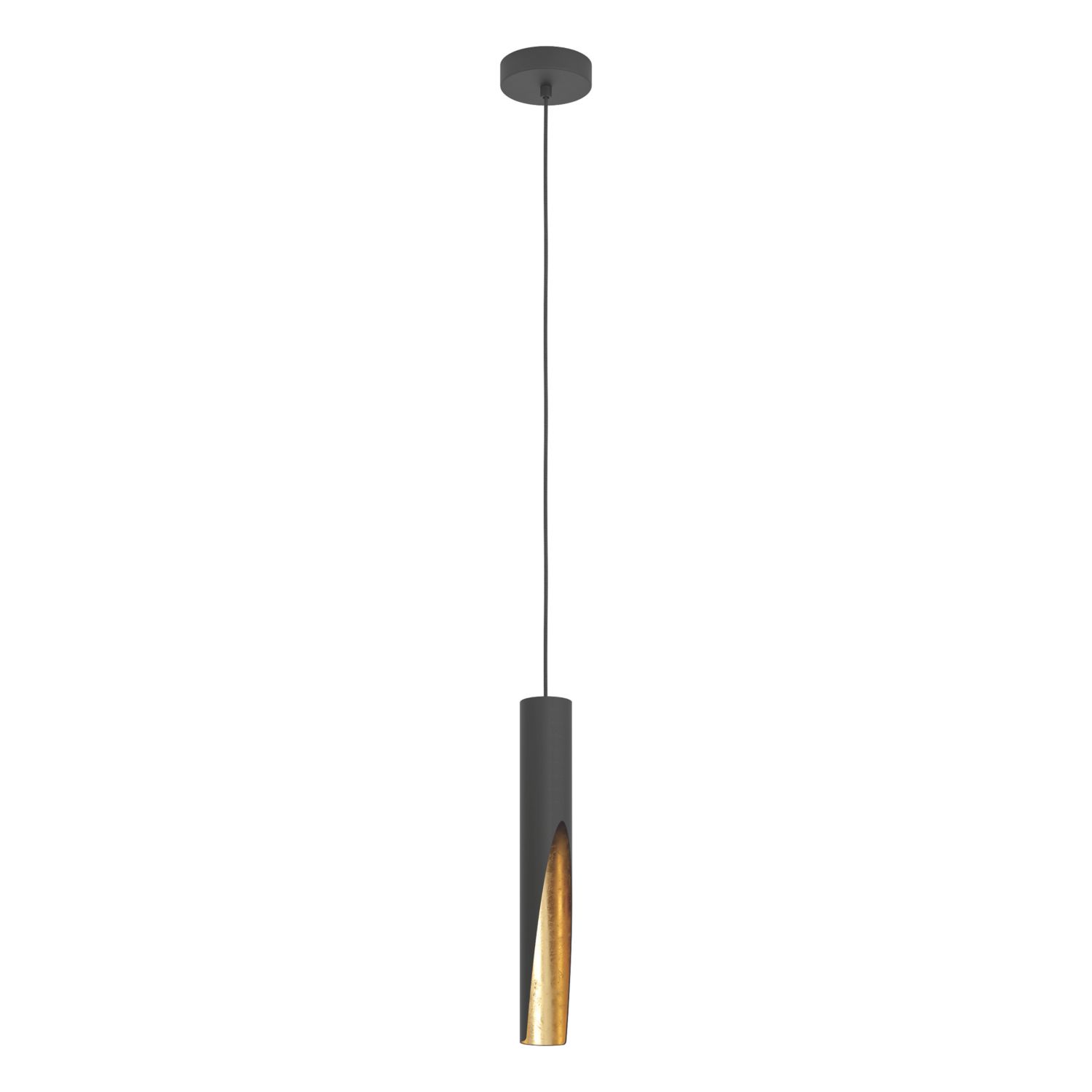 Eglo Barbotto LED Pendant Light Black/Gold 4.5W 345lm (787CX)