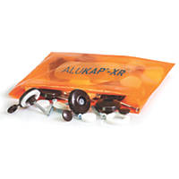 ALUKAP-XR  Polycarbonate Fixings Brown 55 x 40mm 50 Pack