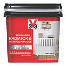 V33 Radiator & Household Appliance Paint Soft Grey Satin 750ml