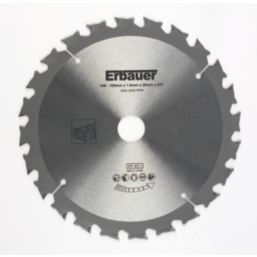 Erbauer  Wood Saw Blades 165mm x 20mm 24 & 40T 3 Pack