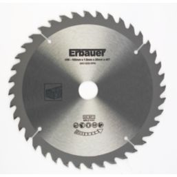 Erbauer  Wood Saw Blades 165mm x 20mm 24/40T 3 Pieces