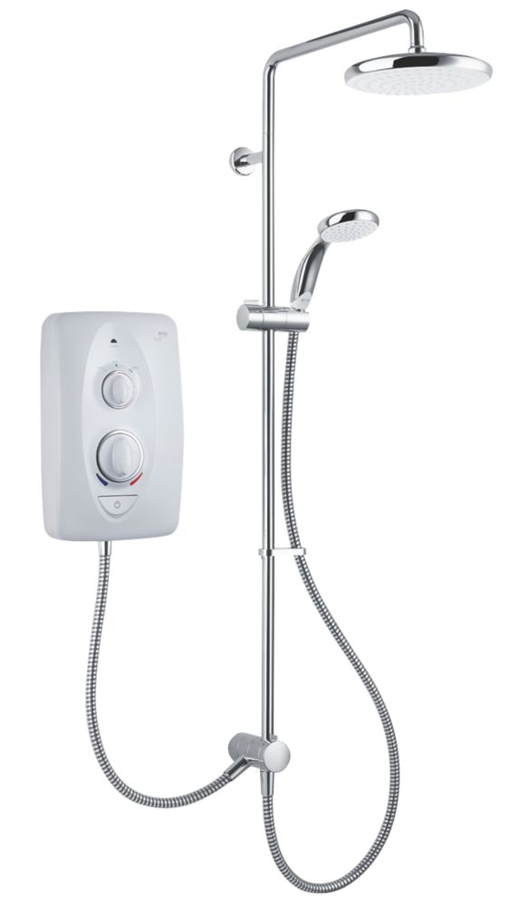 Mira Sprint Dual White 9.5kW Manual Electric Shower | Showers ...