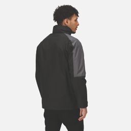 Regatta Defender III  3-in-1 Waterproof Jacket Black/Seal Grey 2X Large 56" Chest
