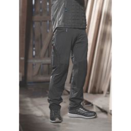 Mascot Advanced 17031 Work Trousers Black 40.5 W 32 L - Screwfix