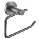 Bristan  Round Toilet Roll Holder Gun Metal Grey