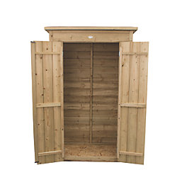 Forest  3' 6" x 1' 6" (Nominal) Pent Shiplap T&G Garden Store with Assembly