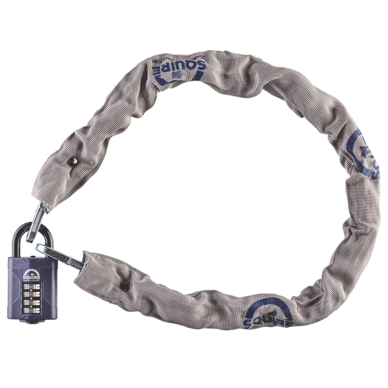 Squire Hardened Steel Padlock & Chain Set 915mm x 8mm (787PU)