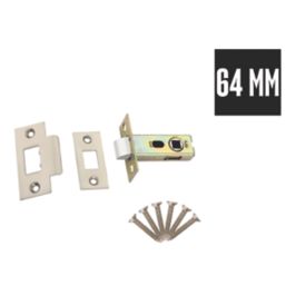 Smith & Locke Satin Nickel Tubular Mortice Latch 64mm Case - 45mm Backset