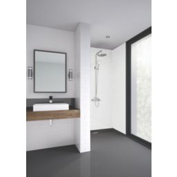 Splashwall  Composite Splashback Gloss Pure White 2440mm x 1220mm x 3mm