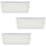 VEW Slim Rectangular LED Cabinet Lights White 6W 280lm 3 Pack