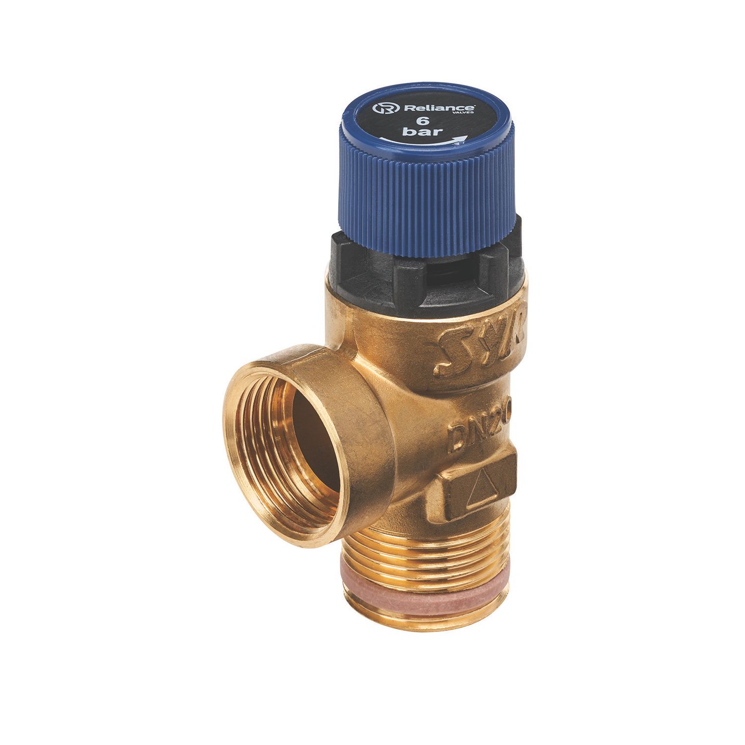Reliance Valves 102 Series Potable Water Pressure Relief Valve Male & Female 0-6.0bar 3/4" x 3/4" (787TY)