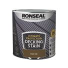 Ronseal Ultimate Protection 2.5Ltr Dark Oak Anti Slip Decking Stain