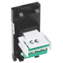 British General  Modular RJ11 Telephone / Data Socket Black