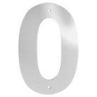 Smith & Locke Door Numeral 0 Polished Stainless Steel 305mm