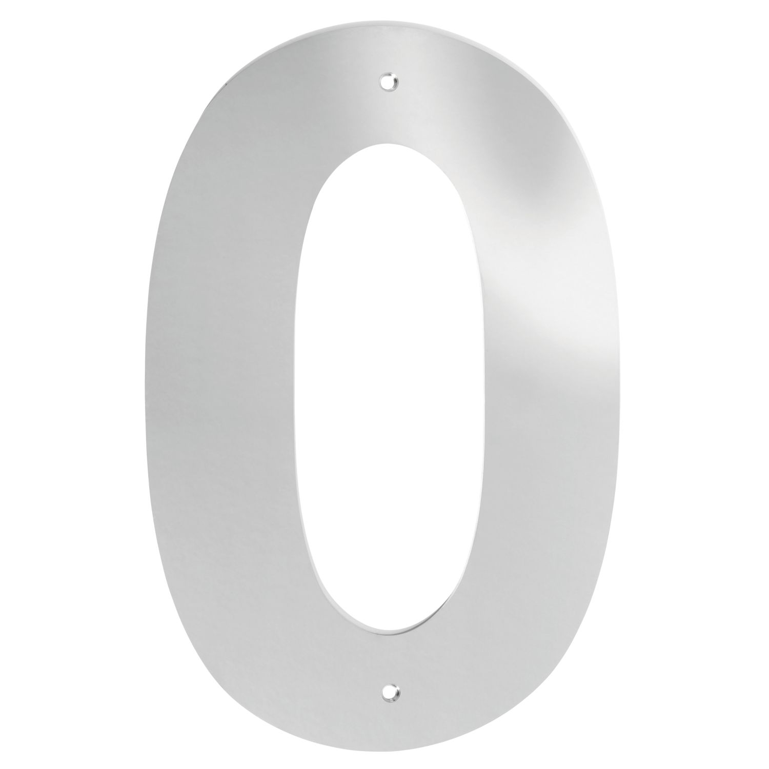 Smith & Locke Door Numeral 0 Polished Stainless Steel 305mm (7886P)