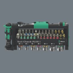 Wera Tool-Check PLUS 1 1/4" Drive Compact Ratchet & Accessory Set 39 Pieces