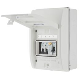 Refurb British General Fortress 5-Module 2-Way Populated  Garage Consumer Unit