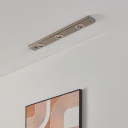 Eglo Kob Rectangular LED Cabinet Downlight Satin Nickel 2.3W 280lm