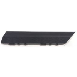 Apollo Black Composite Left Corner Interlocking Decking Edging 24mm x 0.38m x 0.075m