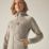 Regatta Newhill Full Zip Womens Hooded Fleece Parchment Size 12