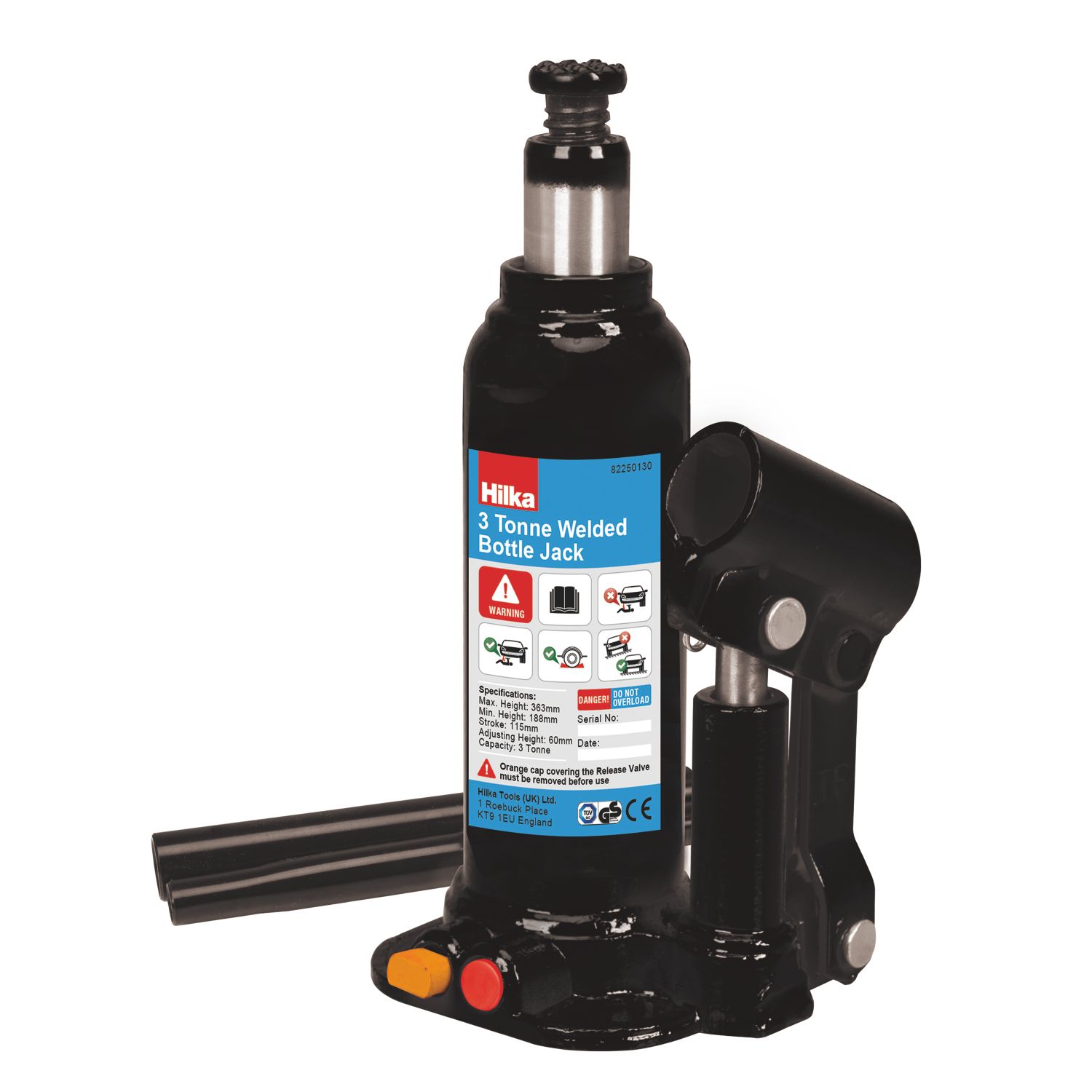 Hilka Pro-Craft 3 Tonne Bottle Jack (788HF)