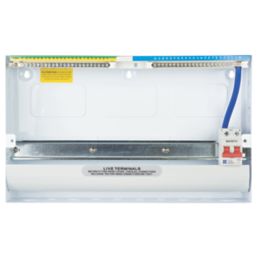 Lewden PRO 22-Module 19-Way Part-Populated  Main Switch Consumer Unit
