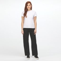 Regatta Action Womens Work Trousers Black Size 14 29" L