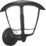 Luceco  Outdoor LED Bottom Arm Coach Lantern Black 8W 640lm