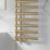 Reina 1140mm x 500mm 1095BTU Brass Flat Designer Towel Radiator
