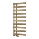 Reina 1140mm x 500mm 1095BTU Brass Flat Designer Towel Radiator