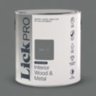 LickPro 2.5Ltr Grey 17 Satin Water-Based Trim Paint