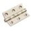 Smith & Locke Satin Nickel  Ball Bearing Hinges 76mm x 50.8mm 2 Pack